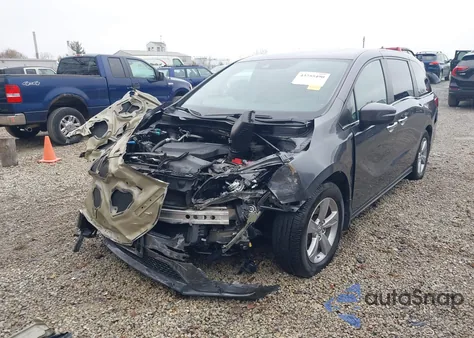 2019 Honda Odyssey Ex-L из США, поврежденный, VIN 5FNRL6H78KB004921